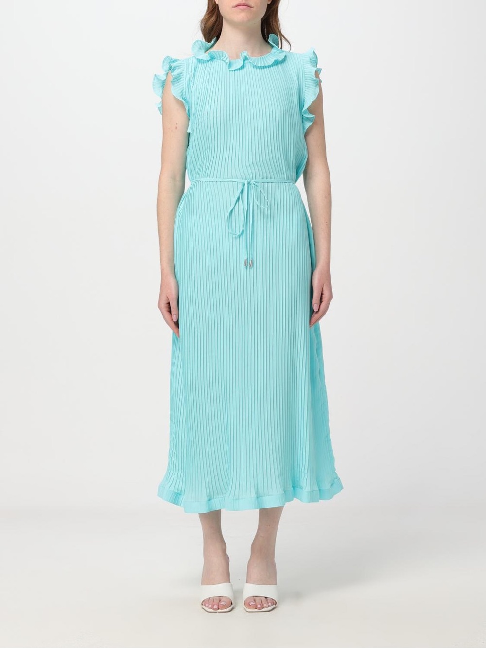 MEIMEIJ aqua pleated dress